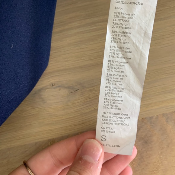 Fabletics power hold mesh Capri leggings - Picture 5 of 5